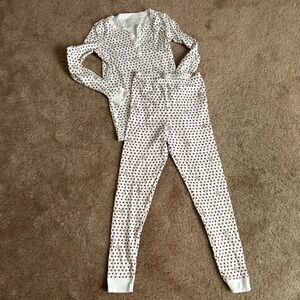 Rare Roller Rabbit  Orange Texas Heart Girls Pajamas